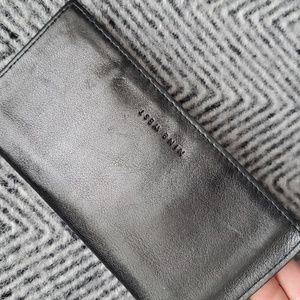 Nine West Black Leather Wallet – Classic Minimalist Compact
